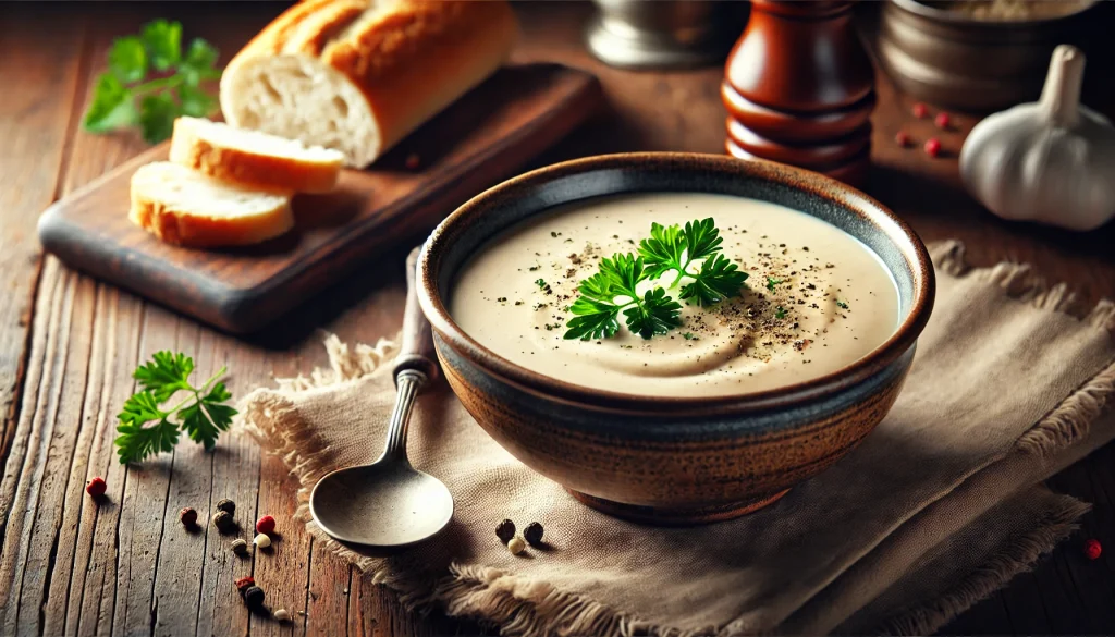 شوربة كريمة الدجاج