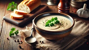 شوربة كريمة الدجاج