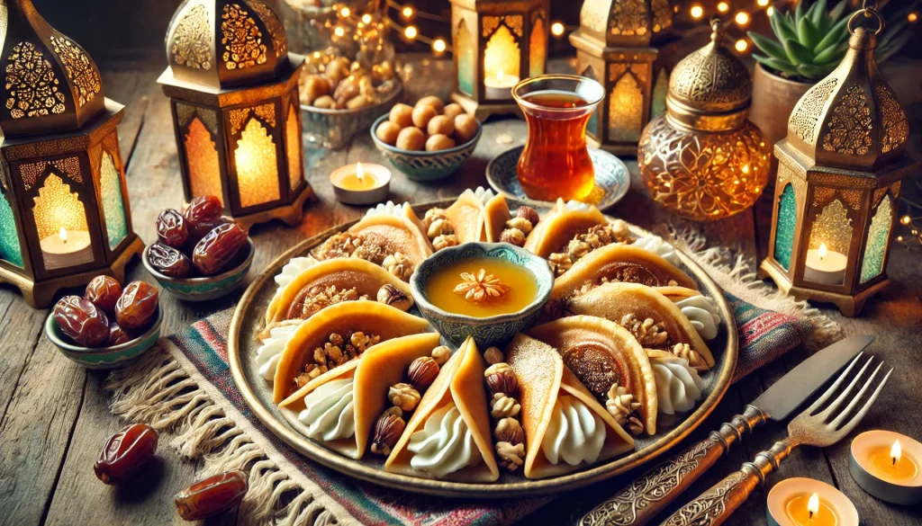 طريقة عمل القطايف في الخلاط