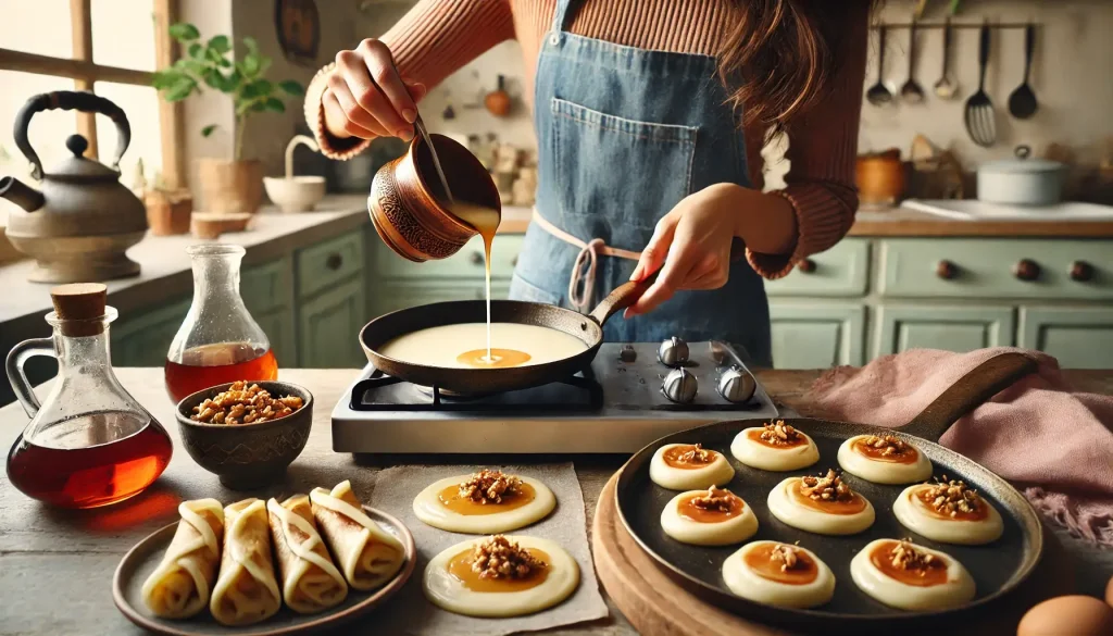 طريقة عمل القطايف في البيت