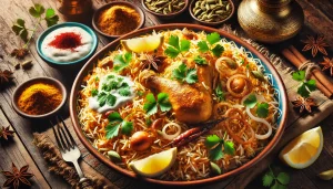 طريقة عمل برياني بالدجاج