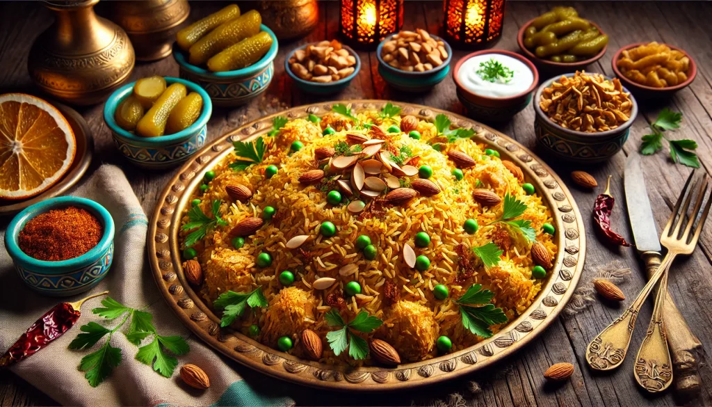 طريقة عمل اوزي الدجاج