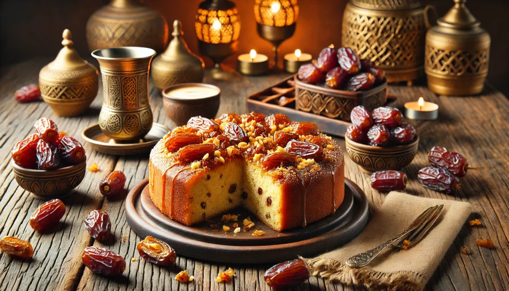 كيك تمر منال العالم