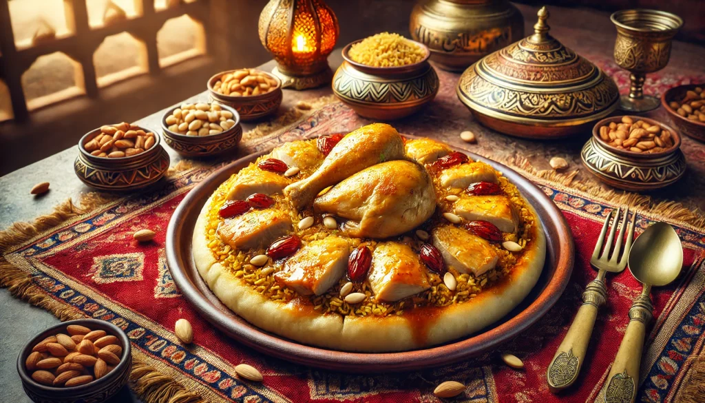 طريقة عمل المنسف بالدجاج