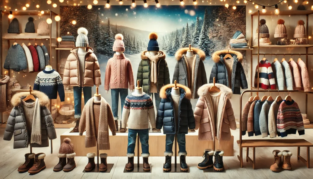 احدث موديلات ملابس الاطفال الشتوية