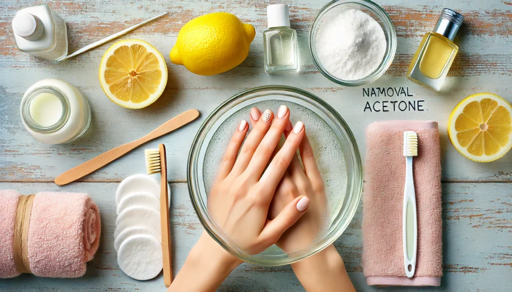 ازيل المناكير من غير اسيتون