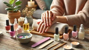 طريقة العناية بالأظافر في المنزل