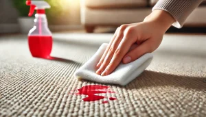 طريقة لازالة المناكير عن السجاد