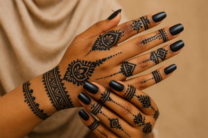 طريقة عمل حنة الاظافر السوداء