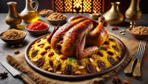 طريقة عمل مندي الدجاج المدخن8