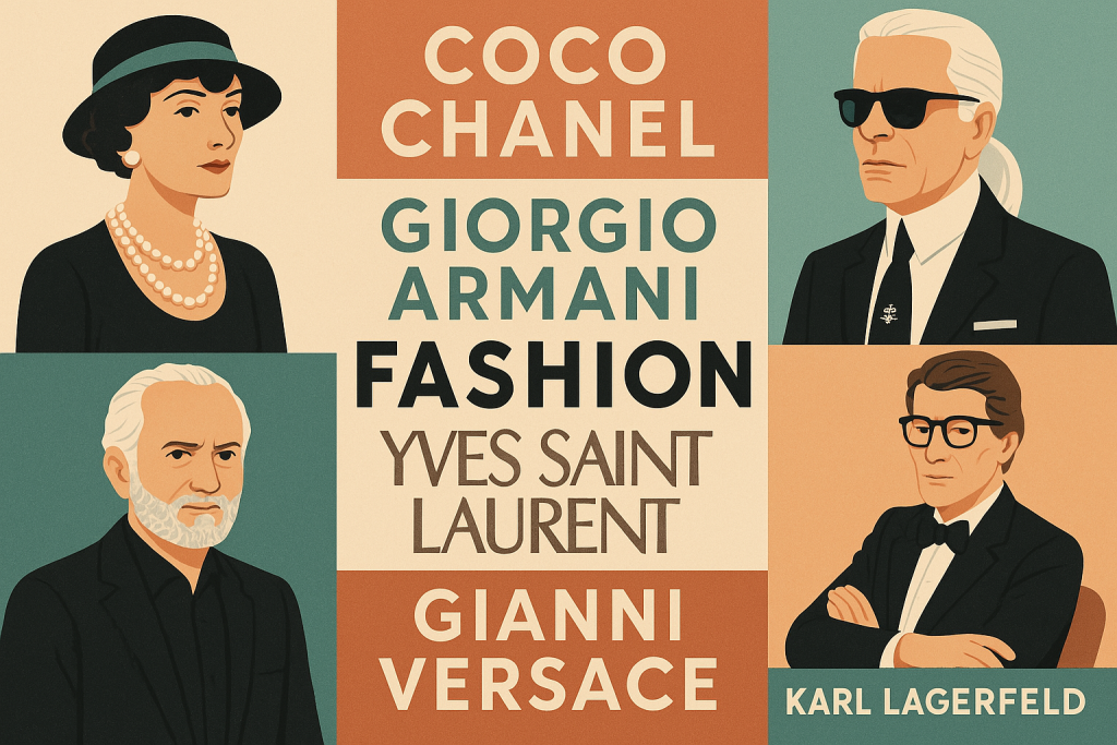 اشهر مصممي الأزياء في العالم