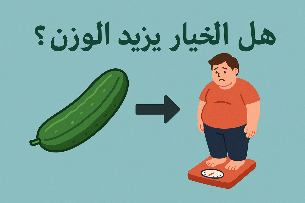 هل الخيار يزيد الوزن