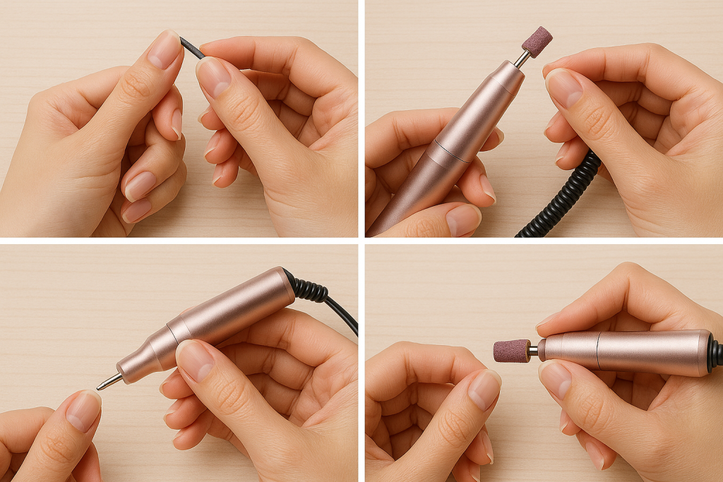 طريقة استعمال جهاز الأظافر