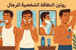 روتين النظافة الشخصية للرجال