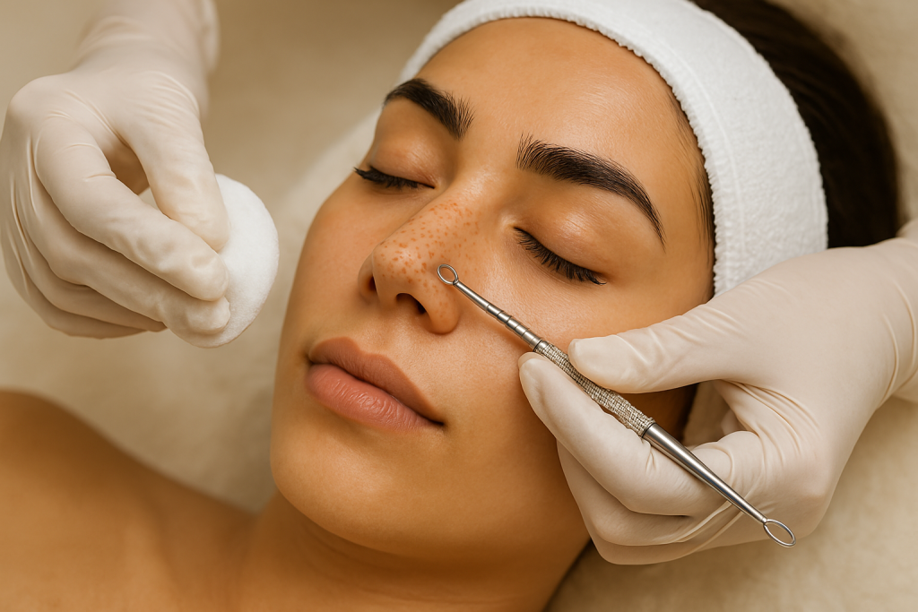 تنظيف الرؤوس السوداء